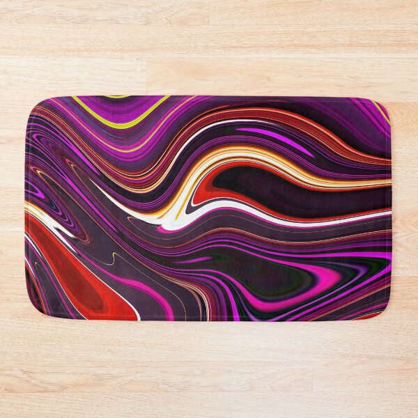 Item preview, Purple liquid paint marble pattern designed and sold by 1Celery.