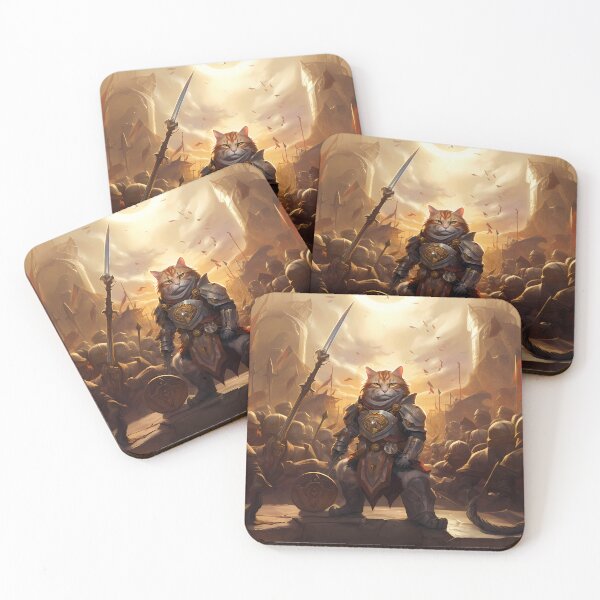 Aperçu de l'œuvre Chat dans l'impression de Warcraft créée et vendue par Pawtraits1.