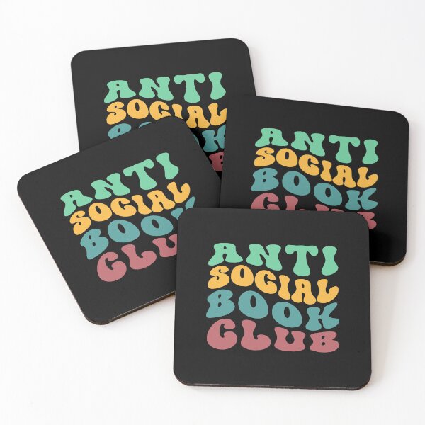 Item preview, Anti Social Book Club Retro  designed and sold by ArtMeetsPizza.
