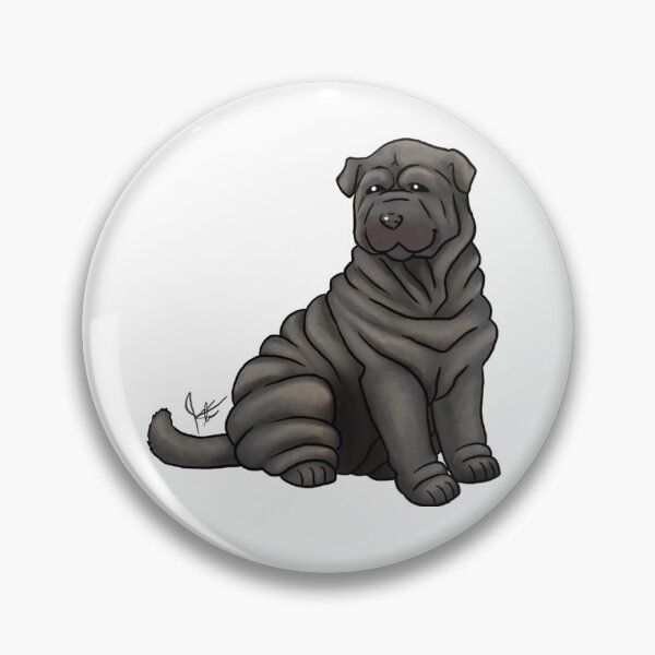 Item preview, Chinese Shar-Pei - Black designed and sold by Jennifer Stolzer.
