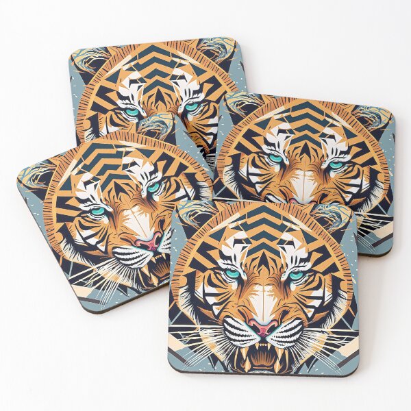 Item preview, geometric tiger designed and sold by JulianBurgos94.