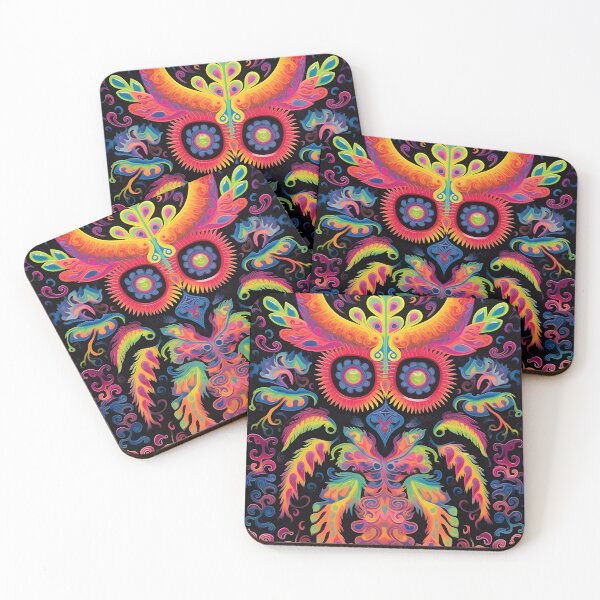 Item preview, "Neon Cunning Owl" designed and sold by Art-Vortex-fr.