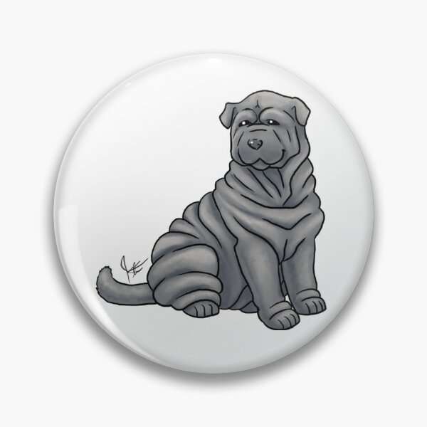 Item preview, Chinese Shar-Pei - Lilac designed and sold by Jennifer Stolzer.