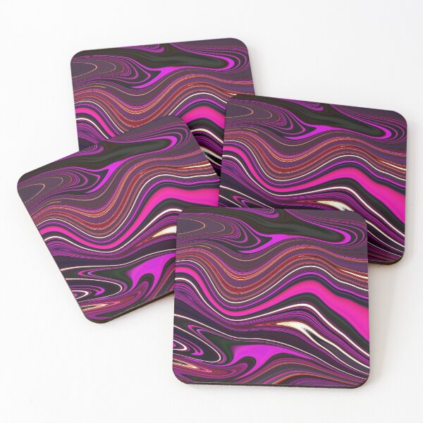 Item preview, Purple liquid paint marble pattern designed and sold by 1Celery.