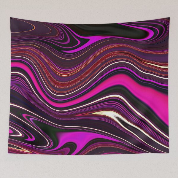 Item preview, Purple liquid paint marble pattern designed and sold by 1Celery.
