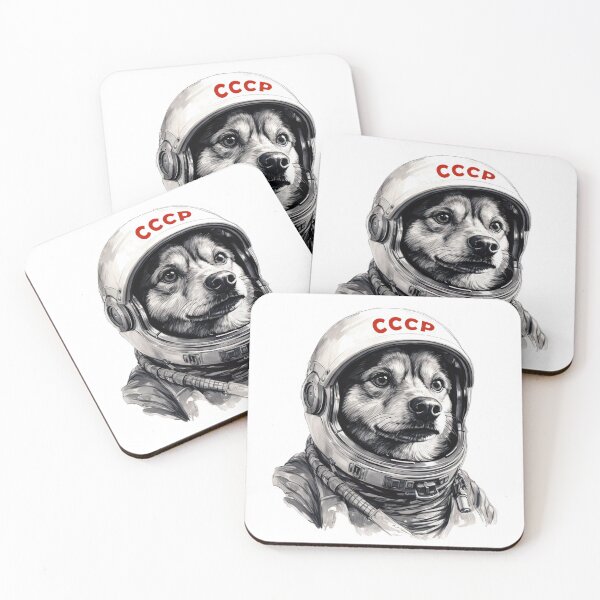 Item preview, Laika - First dog in Space designed and sold by MagicStrawberry.