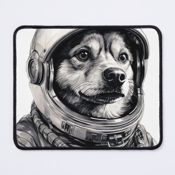 Item preview, Laika - First dog in Space designed and sold by MagicStrawberry.