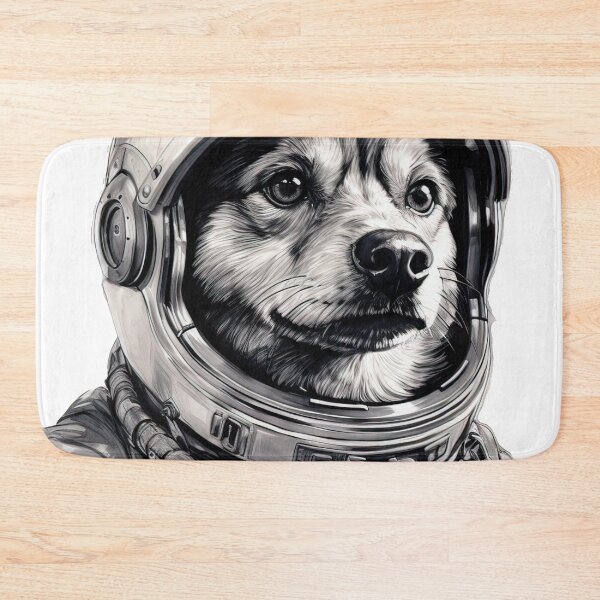 Item preview, Laika - First dog in Space designed and sold by MagicStrawberry.