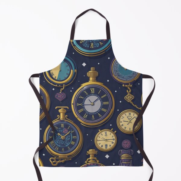 Item preview, Cosmic Vintage Pocket Watch Pattern Design Print designed and sold by randomtdesigns.