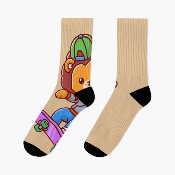 Item preview, Skateboarding Joy: Lion King on Wheels designed and sold by StickerStudio27.
