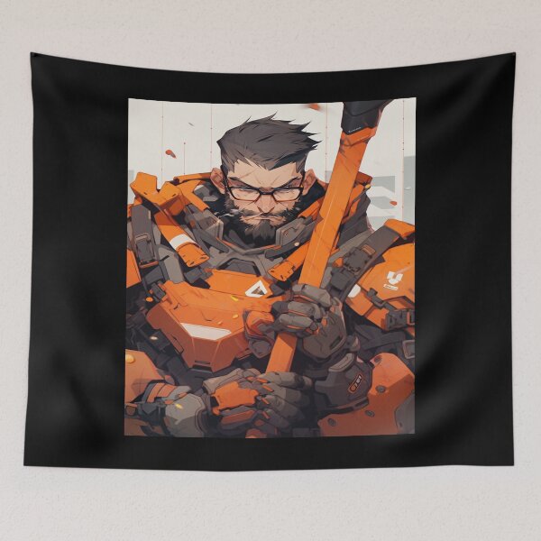 Artikelvorschau, Gordon Freeman – Half Life – Mann mit einer Brechstange entworfen und verkauft von Splatter-arts.