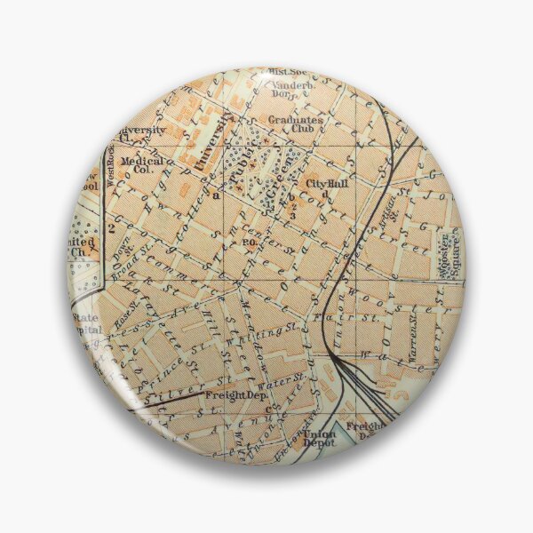 Item preview, Vintage Map of New Haven Connecticut (1904) designed and sold by BravuraMedia.
