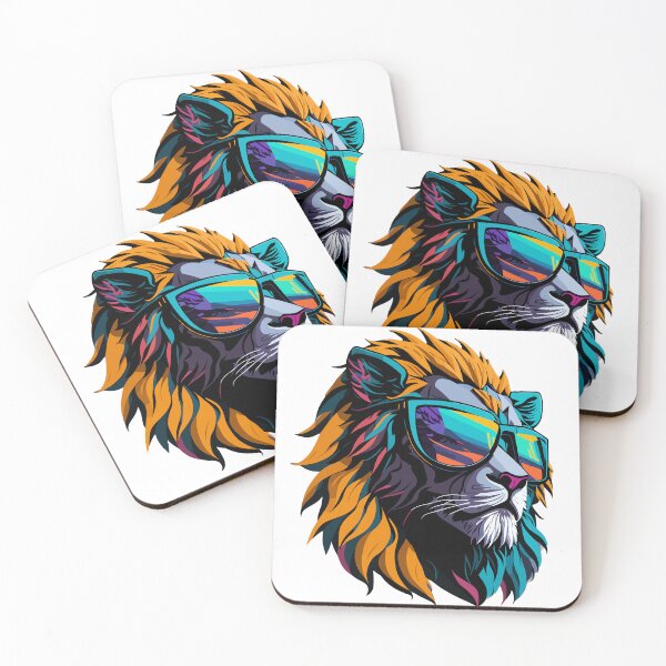 Item preview, Cool Lion with Sunglasses designed and sold by ancient-times.