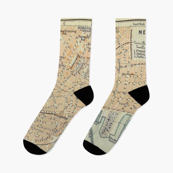 Item preview, Vintage Map of New Haven Connecticut (1904) designed and sold by BravuraMedia.