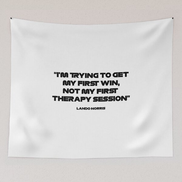 Item preview, Lando Norris first win not my first therapy session designed and sold by GabbasGallery.
