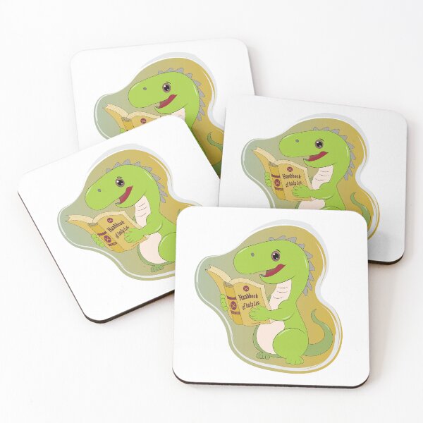 Item preview, Cute Dinosaur reading a Book designed and sold by atedesigns.