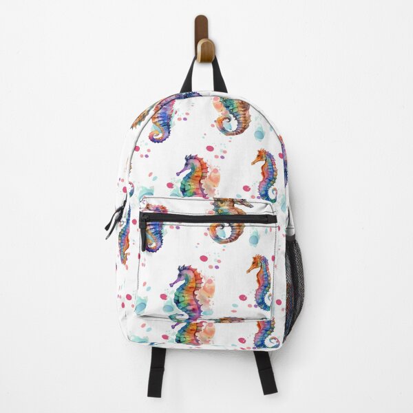 Item preview, Pattern. Pattern watercolour seahorse. For printing on print, logo, icon, books, t-shirts designed and sold by Anastasiia Yurevych.