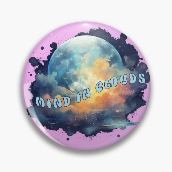 Item preview, Cloudy Moon - pink mind in clouds designed and sold by Nioon.