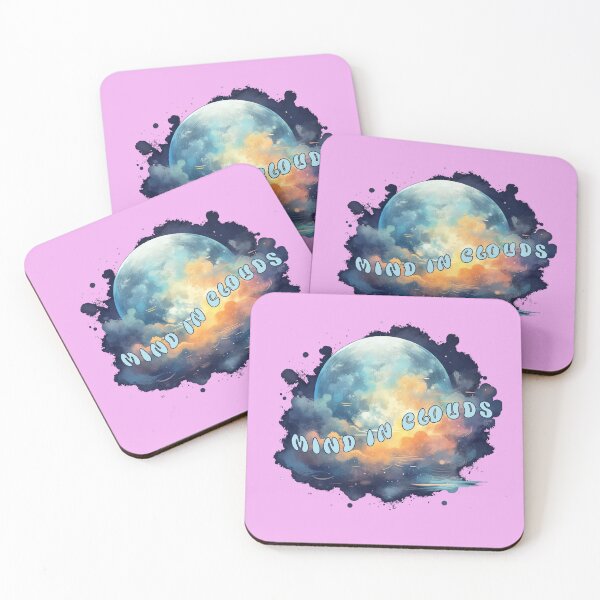 Item preview, Cloudy Moon - pink mind in clouds designed and sold by Nioon.