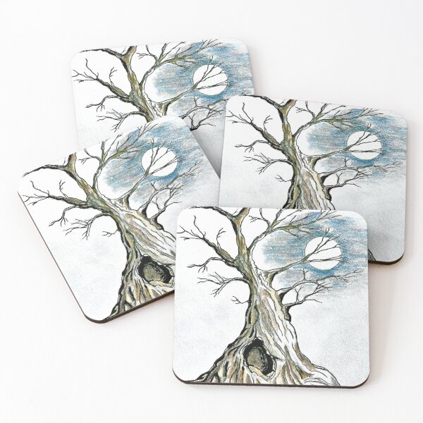 Item preview, Spooky ghost tree designed and sold by Glenbobagins.