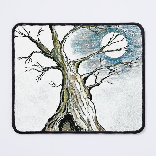 Item preview, Spooky ghost tree designed and sold by Glenbobagins.