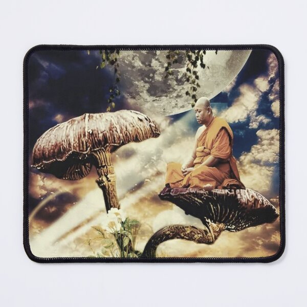 Item preview, monks on mushrooms designed and sold by TheSadInsect.