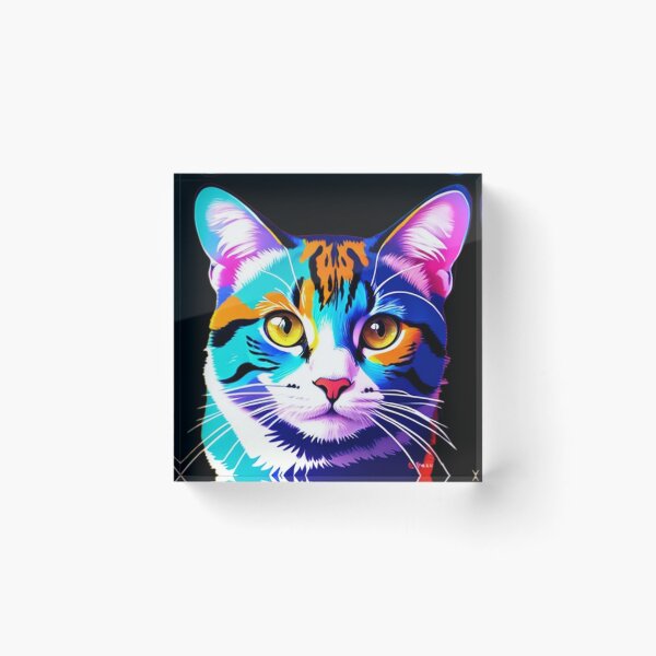 Item preview, Colorful AI Digital Cat designed and sold by Coverex.