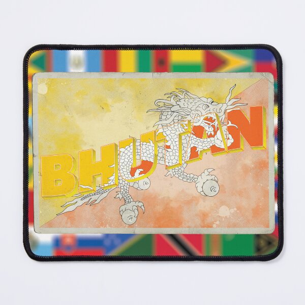 Item preview, Bhutan Vintage style retro souvenir designed and sold by DeveloperProp0.