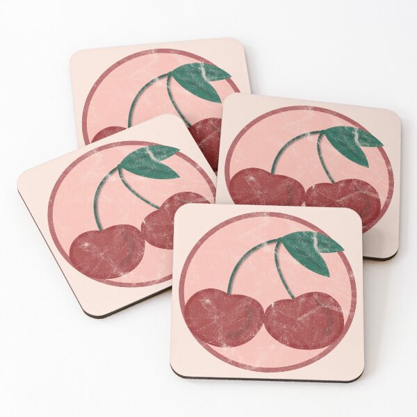Item preview, Faded Cherries Round Design designed and sold by debward76.