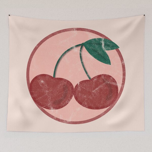 Item preview, Faded Cherries Round Design designed and sold by debward76.