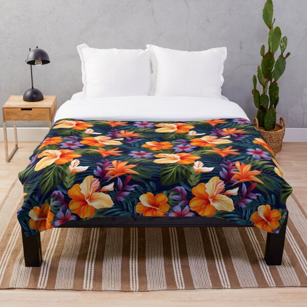 Artikelvorschau, Tropisches Blumenmuster 13 entworfen und verkauft von DigitalPatternx.