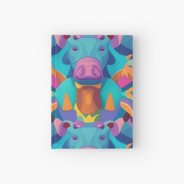 Item preview, Cosmic Colorful Hippo Head Pattern Design Print designed and sold by randomtdesigns.