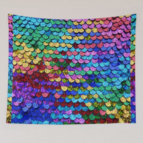 Item preview, Rainbow sequin print designed and sold by MrJean.