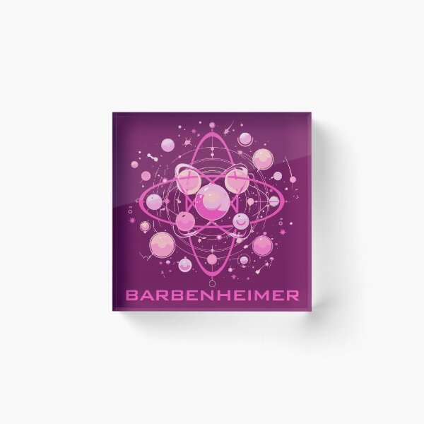 Item preview, Barbenheimer Pink Atom designed and sold by WallGarden.