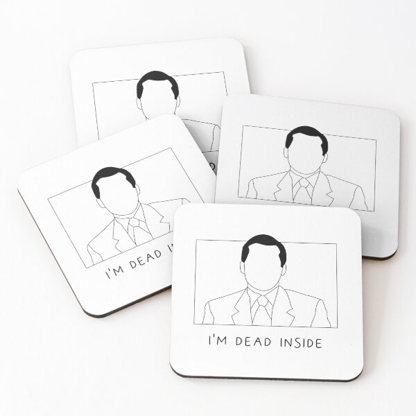 Item preview, Dead inside - Michael Scott - The office designed and sold by Tania Guzmán.