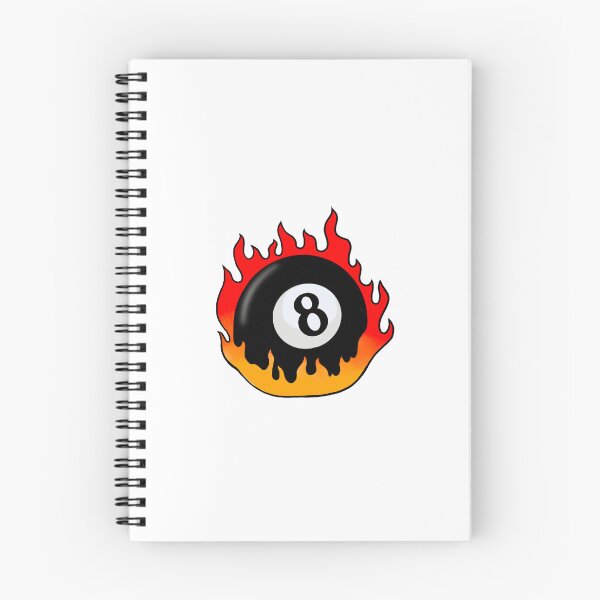 Item preview, 8ball on fire designed and sold by blusgallaryy.