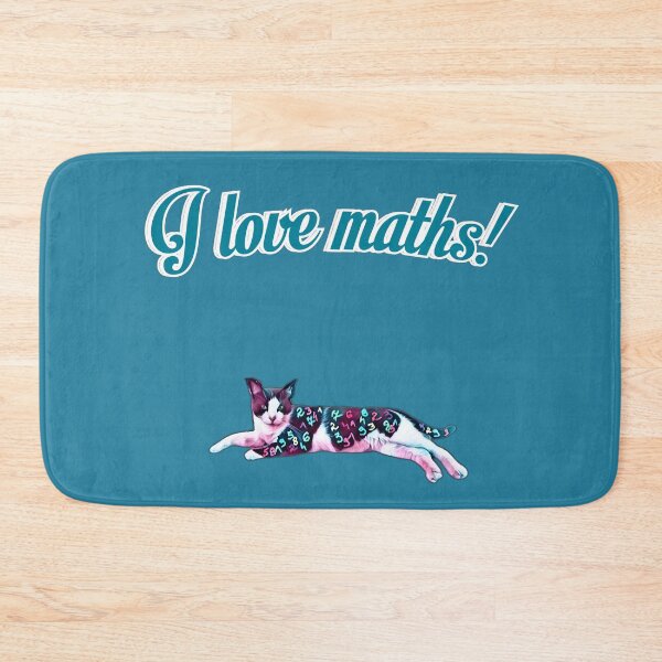 Item preview, I love math! designed and sold by KasiaWrobel.