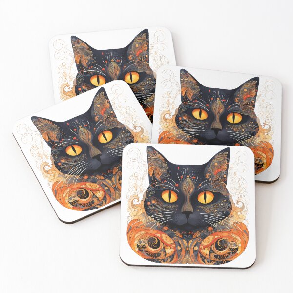 Item preview, Gustav Klimt Cat Illustration designed and sold by Pawtraits1.