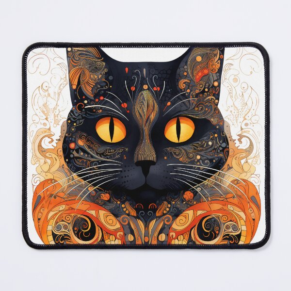 Item preview, Gustav Klimt Cat Illustration designed and sold by Pawtraits1.