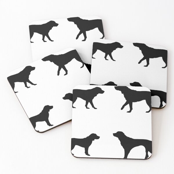 Item preview, 4 silhouettes of a dog designed and sold by janedewaard.