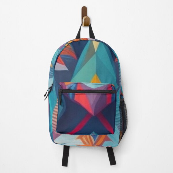 Item preview, Cosmic Colorful Wolf Head Pattern Design Print designed and sold by randomtdesigns.