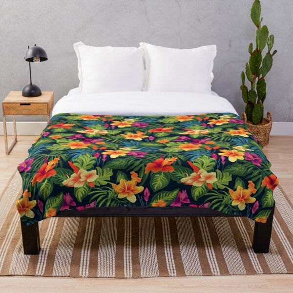 Item preview, Tropical Flowers Pattern 18 designed and sold by DigitalPatternx.