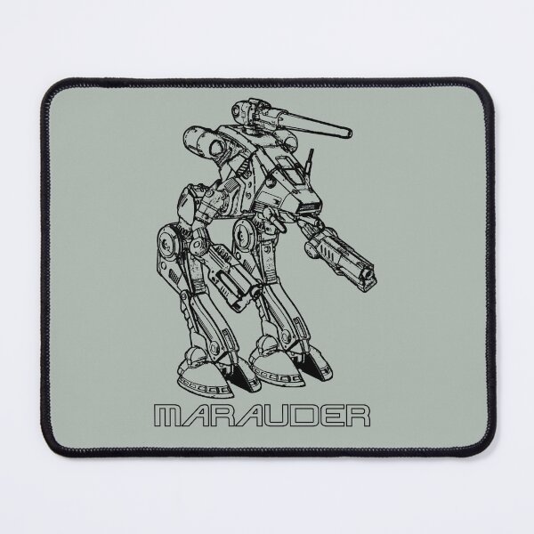 Aperçu de l'œuvre Mechguerrier Maraudeur Lineart créée et vendue par madcat-mechshop.