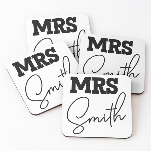 Item preview, Elegant Monogram: Custom Mrs Smith Tee designed and sold by EmeraldeaArt.