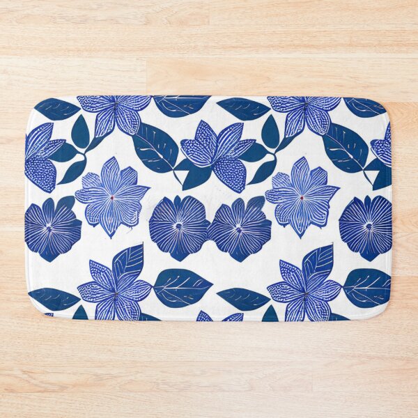 Item preview, Blue Willow Flowers Pattern Chinoiserie designed and sold by DivineMelle.