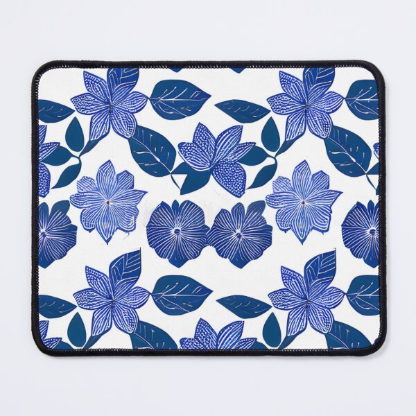Item preview, Blue Willow Flowers Pattern Chinoiserie designed and sold by DivineMelle.