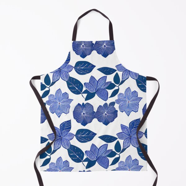 Item preview, Blue Willow Flowers Pattern Chinoiserie designed and sold by DivineMelle.