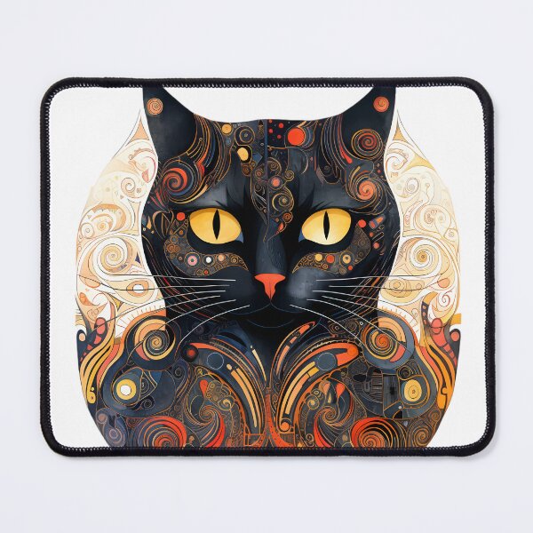 Item preview, Gustav Klimt Cat Illustration designed and sold by Pawtraits1.