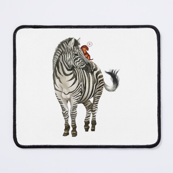 Item preview, Doxie Loves Zebra designed and sold by chillaxcats.