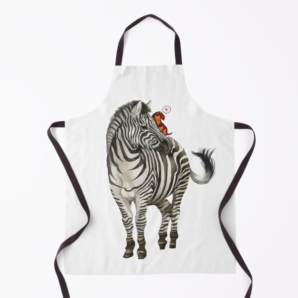 Item preview, Doxie Loves Zebra designed and sold by chillaxcats.